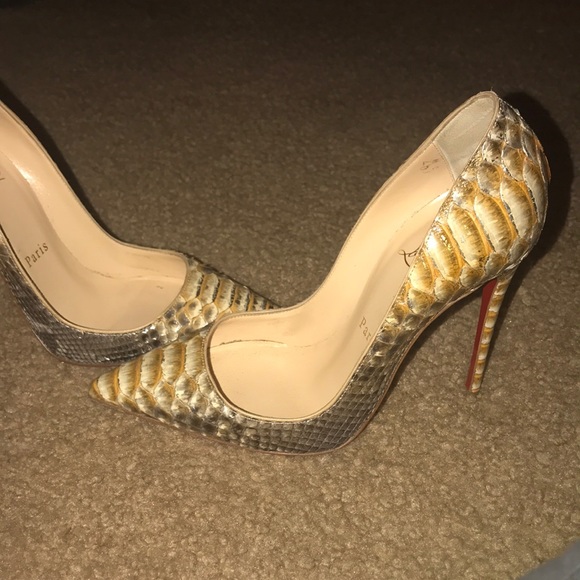 Christian Louboutin so Kate Python skin - Picture 2 of 8